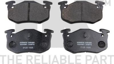 NK 229955 Комплект дисковых тормозных колодок 229955