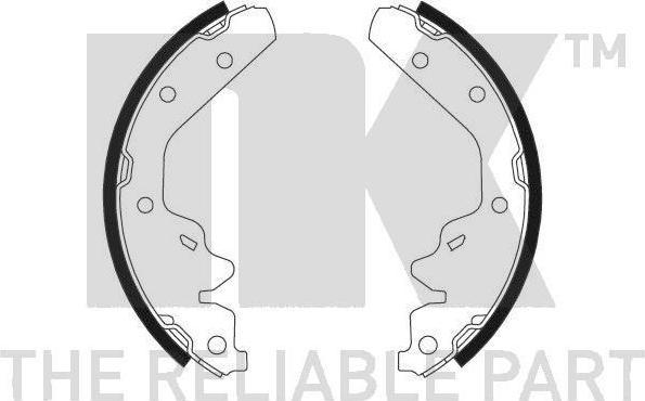 NK 2793592 комплект тормозных колодок на CHRYSLER ES