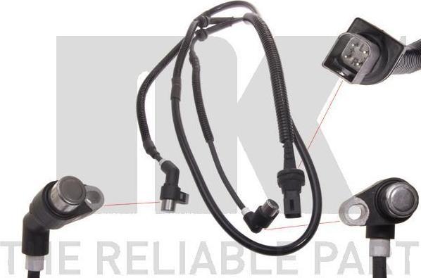 NK 292530 датчик, частота вращения колеса на FORD KA (RB_)