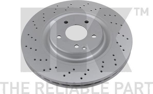 NK 313390 тормозной диск на MERCEDES-BENZ C-CLASS купе (CL203)