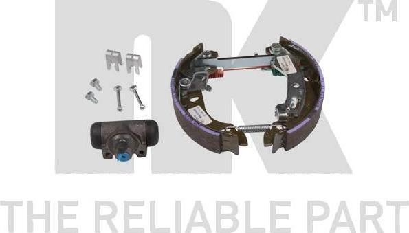 NK 442369601 комплект тормозных колодок на FIAT PANDA (169)