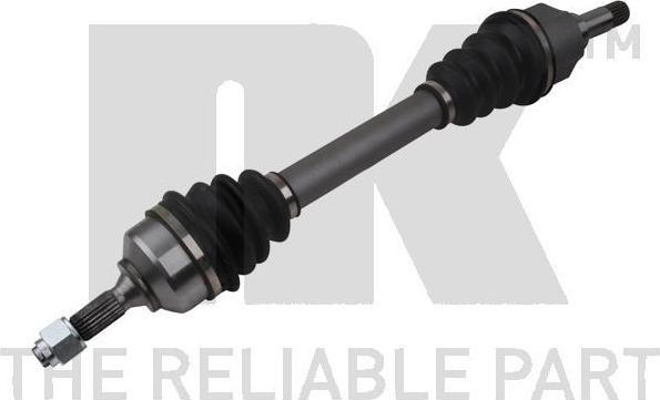 NK 503771 приводной вал на PEUGEOT 206 Наклонная задняя часть (2A/C)