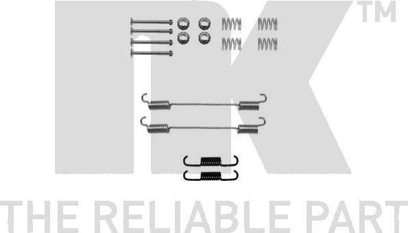 NK 7923796 комплектующие, тормозная колодка на FIAT DOBLO Cargo (223)