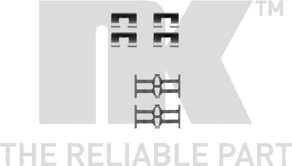 NK 7926118 комплектующие, колодки дискового тормоза на ROVER 600 (RH)