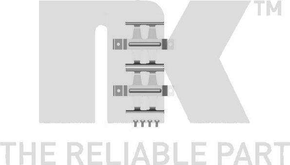 NK 7933687 комплектующие, колодки дискового тормоза на MERCEDES-BENZ T2/LN1 фургон/универсал