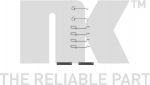 NK 7939070 комплектующие, колодки дискового тормоза на RENAULT CLIO I (B/C57_, 5/357_)