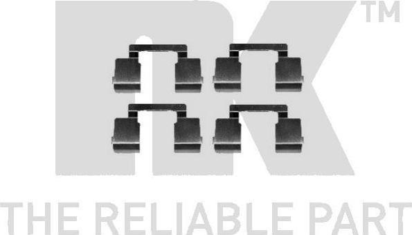 NK 7939609 комплектующие, колодки дискового тормоза на RENAULT MEGANE I (BA0/1_)