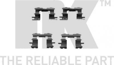NK 79451631 комплектующие, колодки дискового тормоза на TOYOTA YARIS (SCP1_, NLP1_, NCP1_)