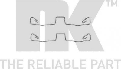 NK 7947633 комплектующие, колодки дискового тормоза на AUDI A6 Avant (4B5, C5)