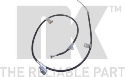 NK 902292 Трос привода стояночной тормозной системы NISSAN PRIMERA (P11) 96-05.99 задний левый (барабан.торм.) (365312F000)