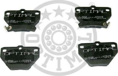 Optimal 10415 комплект тормозных колодок, дисковый тормоз на TOYOTA YARIS VERSO (_NLP2_, _NCP2_)