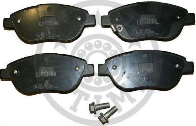 OPTIMAL Колодки тормозные перед. OPEL Corsa D 1,0-1,7L 07/06-> 1605353/93189815 (1605353, 12323)