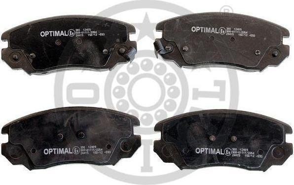Optimal 12409 комплект тормозных колодок, дисковый тормоз на OPEL INSIGNIA седан