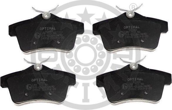 Optimal 12468 комплект тормозных колодок, дисковый тормоз на PEUGEOT 5008