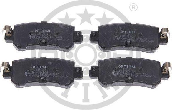 OPTIMAL Тормозные колодки диск зад MAZDA CX-5 11- (12591)