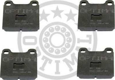 Optimal 9162 комплект тормозных колодок, дисковый тормоз на AUDI 80 (81, 85, B2)