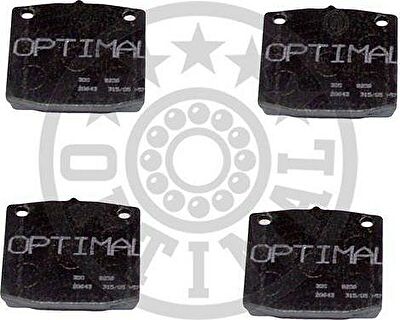Optimal 9206 комплект тормозных колодок, дисковый тормоз на NISSAN DATSUN 160 J (710, A10)