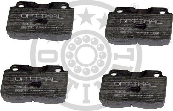 Optimal 9234 комплект тормозных колодок, дисковый тормоз на FIAT UNO (146A/E)
