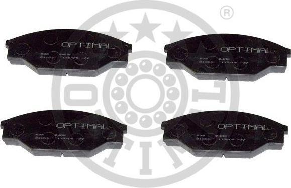 Optimal 9406 комплект тормозных колодок, дисковый тормоз на TOYOTA HIACE II Wagon (LH7_, LH5_, LH6_, YH7_, YH6_, YH5_)