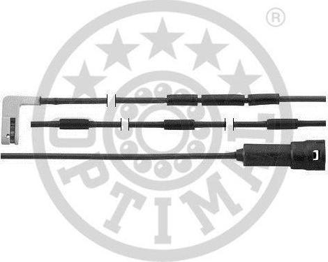 Optimal WKT-50290K сигнализатор, износ тормозных колодок на VW TOUAREG (7LA, 7L6, 7L7)