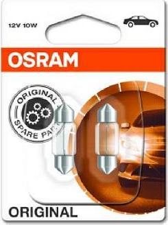 OSRAM Лампа доп. освещ. ORIGINAL LINE 12V 10W SV8.5-8 (блистер) (в упак. 2 шт) (643802B)