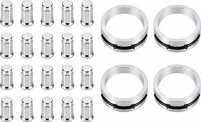 Монтажный комплект OZ Racing 81710010 для Subaru: 20 закрытых гаек D2 M12x1,25, конус 60°, SW19, высота 34 мм, 4 кольца S 68/56,1 мм со стопорами