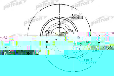 Patron PBD2769 тормозной диск на 5 (E39)