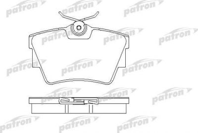PATRON Колодки тормозные дисковые задн NISSAN: PRIMASTAR автобус 01-, PRIMASTAR фургон 02-, OPEL: VIVARO Combi 01-, VIVARO фургон 01-, RENAULT: TRAFIC II c бортовой платформой 01- (PBP1516)