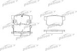 PATRON Колодки тормозные дисковые задн HONDA: ACCORD IV Aerodeck 91-93, LEGEND I 88-90, LEGEND I купе 87-90, PRELUDE IV 92-96, ROVER: 600 93-99 (PBP956)