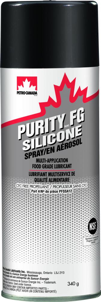 PETRO-CANADA PFSIB12 PC пластичная смазка PURITY FG SILICONE SPRAY (12*355 мл)