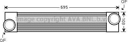 Prasco BW4346 интеркулер на 5 Touring (E61)