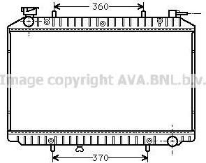 Prasco DNA2155 радиатор, охлаждение двигателя на NISSAN VANETTE CARGO фургон (HC 23)