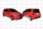 Prasco DW3273603 внутренняя часть крыла на CHEVROLET AVEO Наклонная задняя часть (T250, T255)