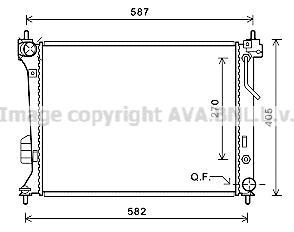 Prasco HY2428 радиатор, охлаждение двигателя на HYUNDAI i20 (PB, PBT)