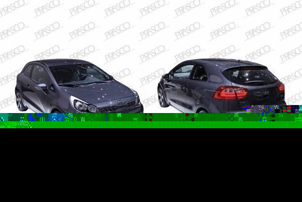 Prasco KI4262102OE решетка радиатора на KIA RIO III (UB)