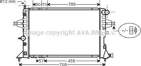 Prasco OLA2253 радиатор, охлаждение двигателя на OPEL ASTRA G универсал (F35_)