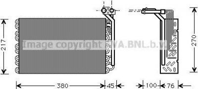 Prasco PEV010 испаритель, кондиционер на PEUGEOT 806 (221)