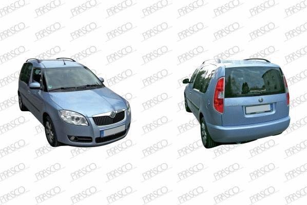 Prasco SK3267114 наружное зеркало на SKODA ROOMSTER Praktik (5J)