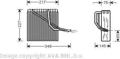 Prasco VWV055 испаритель, кондиционер на VW GOLF IV (1J1)