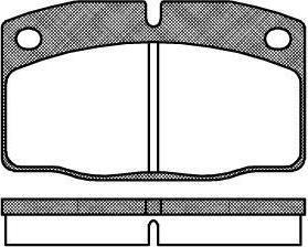 REMSA Колодки передние 8кл DAEWOO NEXIA OP VecA 1.4 88-92 OmA 1.8 87-91 CorA (1605870, 0101.00)