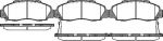 REMSA Колодки передние HONDA Accord, Civic, CR-V (0351.32)