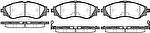 REMSA Колодки передние CHEVROLET Lacetti 03- (96245178, 0645.12)
