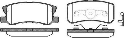 REMSA Колодки задние MITSUBISHI Outlander all/Galant/Pajero+PSA C-Cross (0803.02)