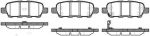 REMSA Колодки торм зад NISSAN MURANO/TEANA/X-TRAIL/QASHQAI/RENAULT KOLEOS (44060AL585, 0876.01)