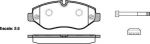 REMSA Колодки передние MB W639/3/5T-Sprinter/VW Crafter 30-50/Type Brembo (44208320, 1245.00)