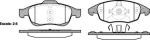 REMSA Колодки передние CITROEN C4/Berlingo II/PEUGEOT 5008/Partner II (425361, 1248.00)