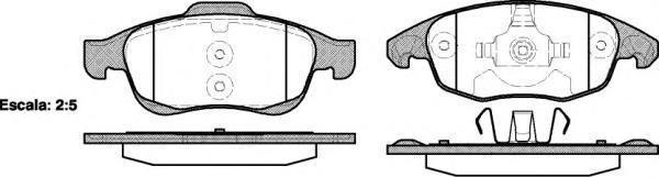 REMSA Колодки передние CITROEN C4/Berlingo II/PEUGEOT 5008/Partner II (425361, 1248.00)