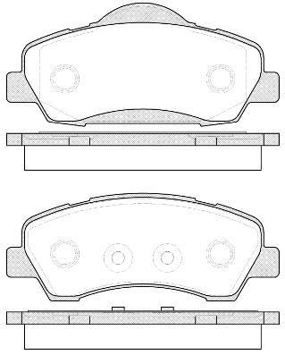 REMSA Колодки передние CITROEN C-Elysee/PEUGEOT 301 (1530.00)