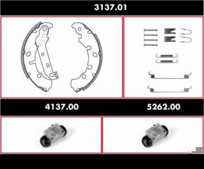 Remsa 3137.01 комплект тормозов, барабанный тормозной механизм на FORD FUSION (JU_)