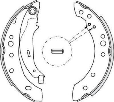 REMSA 4149.02_[7701209586] !колодки барабанные Renault Twingo 1.2i/1.5dCi 07> (414902)